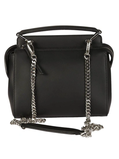 Shop Fendi Dotcom Shoulder Bag In Nero