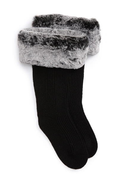 Shop Ugg Pure(tm) Tall Rain Boot Sock In Charcoal Wool