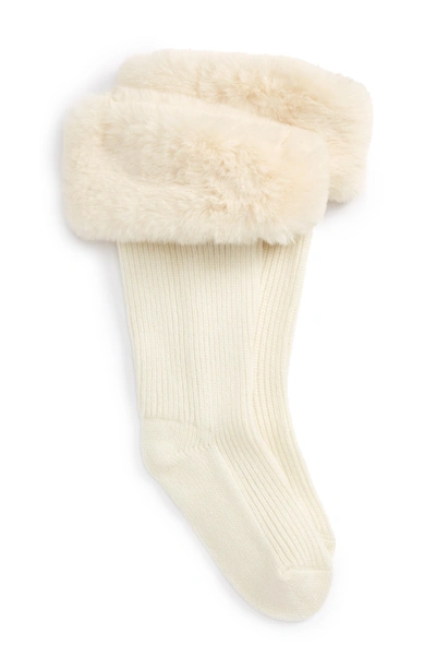 Shop Ugg Pure(tm) Tall Rain Boot Sock In Cream Wool