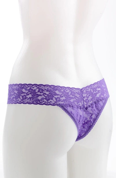 Shop Hanky Panky Original Rise Thong In Electric Orchid