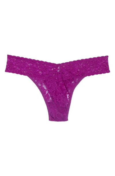 Shop Hanky Panky Original Rise Thong In Bright Amethyst