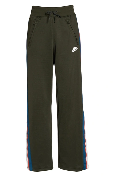 Shop Nike Drawstring Track Pants In Sequoia/ Sail