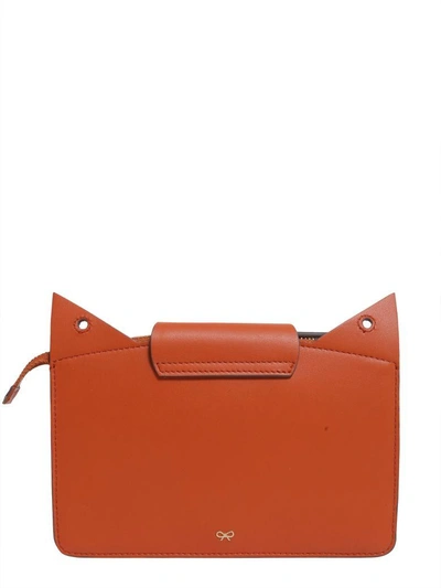 Shop Anya Hindmarch Fox Crossbody Bag In Arancione