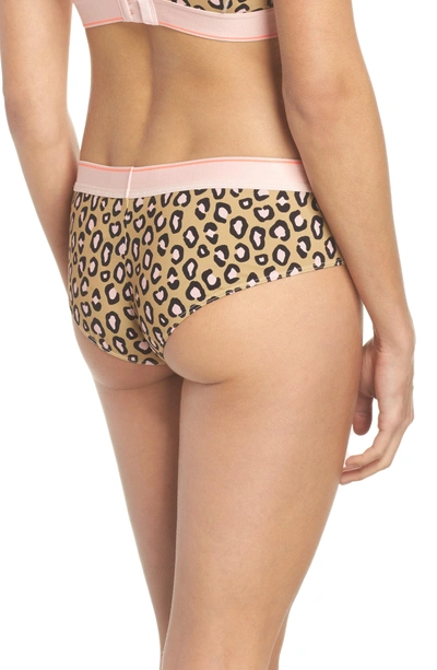 Shop Stance Feline Floral Cheeky Hipster Briefs In Pink Multi