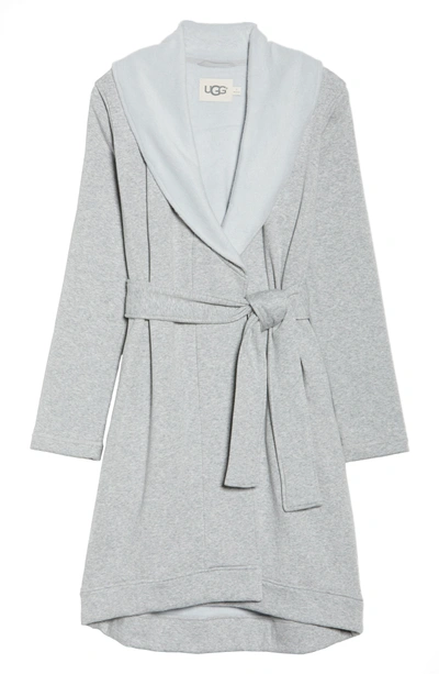 Shop Ugg 'blanche' Robe In Seal Heather