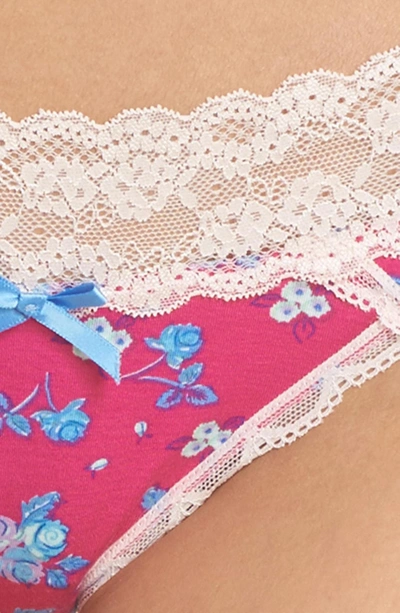 Shop Honeydew Intimates Lace Waistband Hipster Panties In Gypsy Rose Floral