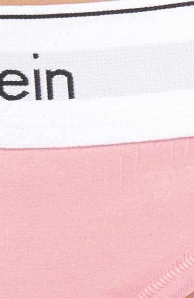 Shop Calvin Klein Logo Thong In Penelope