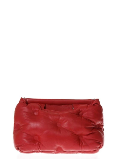 Shop Maison Margiela Glam Slam Red Quilted Bag In Leather