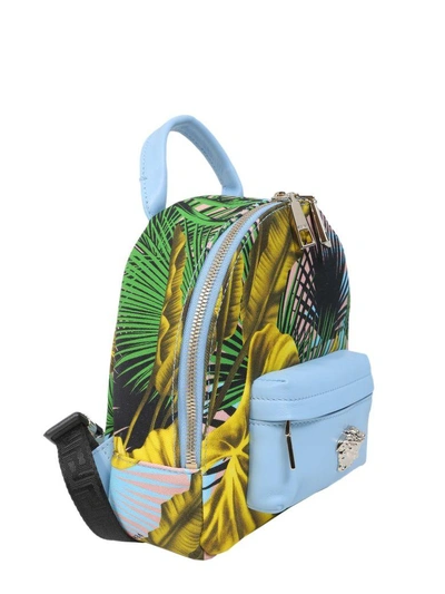 Shop Versace Desert Palm Palazzo Backpack In Multicolor