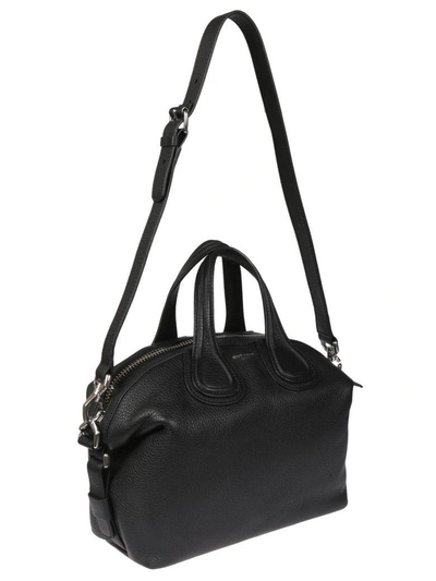 Shop Givenchy Small Nightingale Tote In Nero