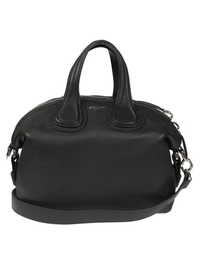 Shop Givenchy Small Nightingale Tote In Nero