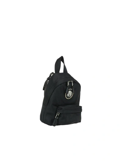 Shop Versus Medusa Backpack In Black+black+black-nickel