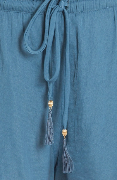 Shop In Bloom By Jonquil Byzantine Washed Satin Short Pajamas In Blue Haze