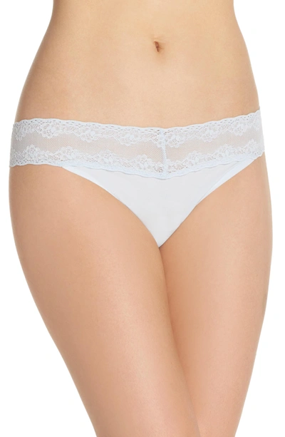 Shop Natori Bliss Perfection Thong In Frost