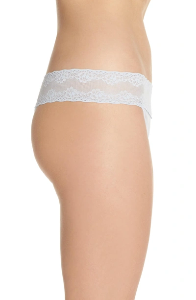 Shop Natori Bliss Perfection Thong In Frost