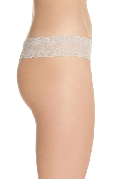 Shop Natori Bliss Perfection Thong In Cocoon