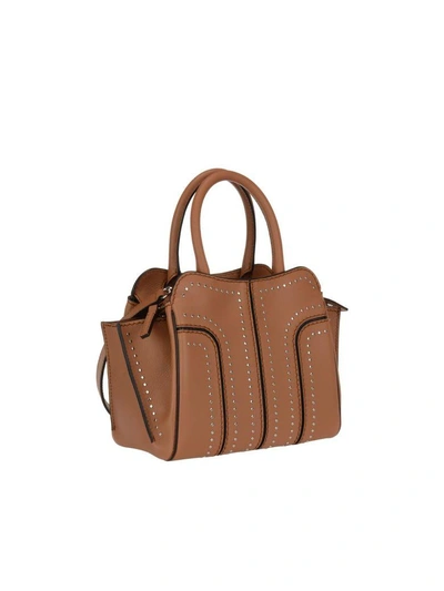 Shop Tod's Sella Bag In Cognac