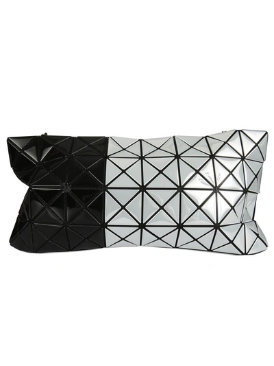 Shop Bao Bao Issey Miyake Two-tone Prism Shoulder Bag In White+black