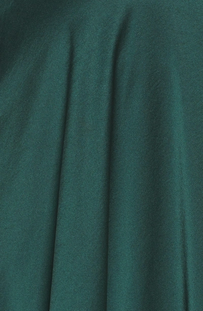 Shop Mac Duggal Beaded Bodice Gown In Emerald