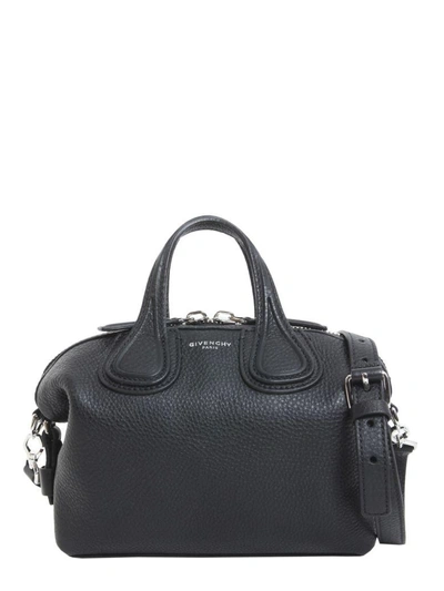 Shop Givenchy Nightingale Micro Bag In Nero