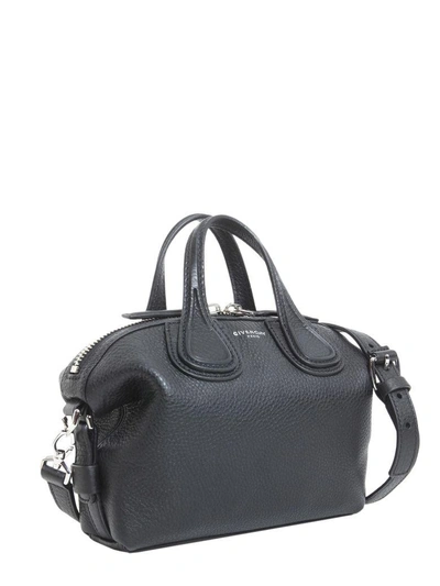 Shop Givenchy Nightingale Micro Bag In Nero