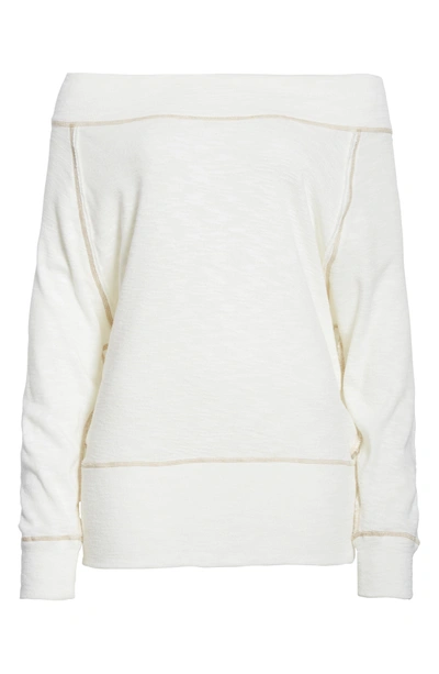 Shop Free People Palisades Off The Shoulder Top In Ivory