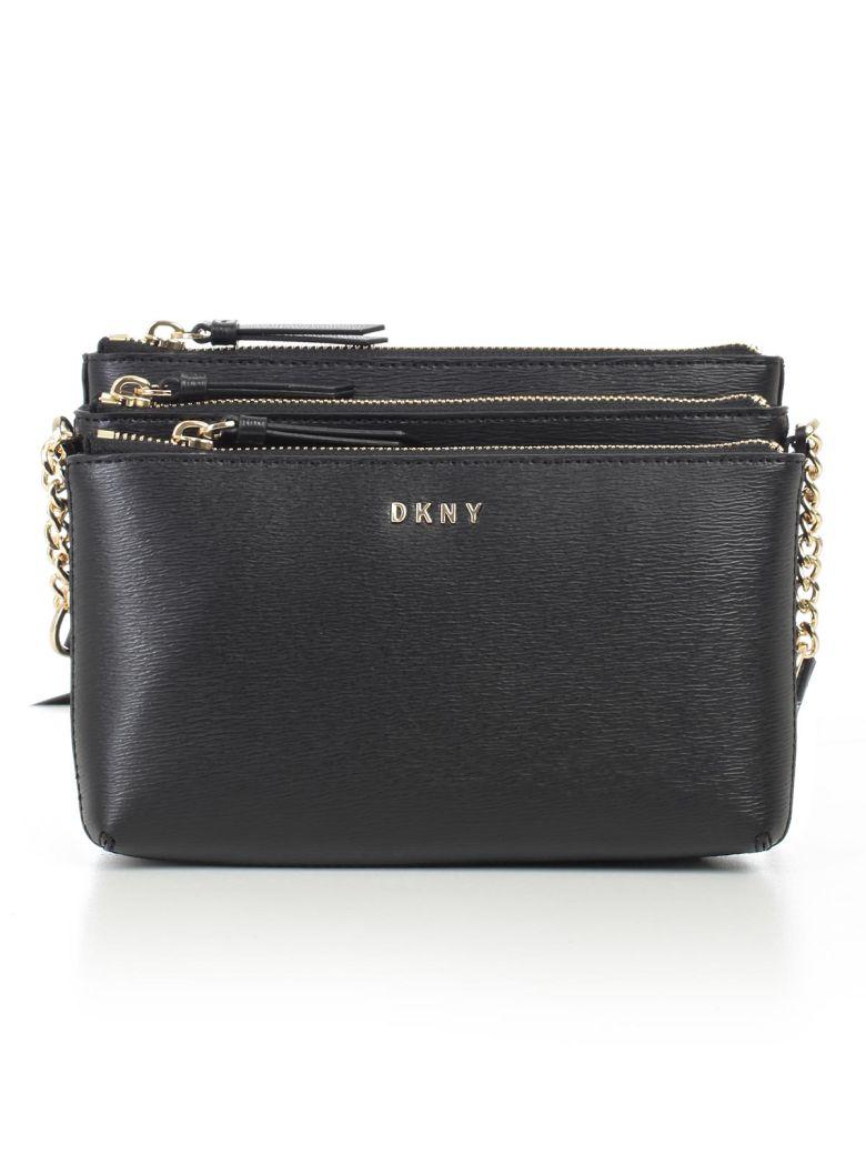 dkny triple zip crossbody