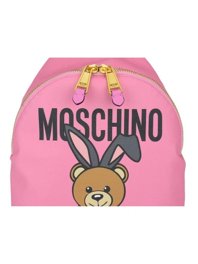 Shop Moschino Ready To Bear Playboy Edition Backpack In Pink