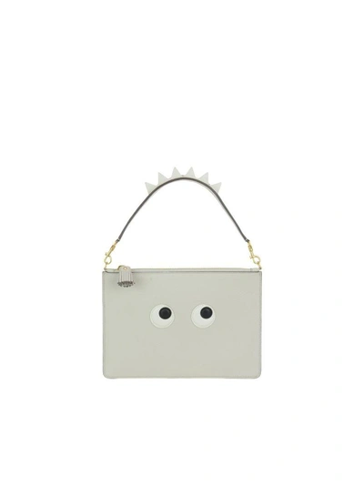 Shop Anya Hindmarch Large Pouch In Steam