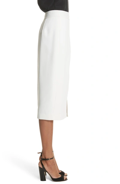Shop Ted Baker Zip Pencil Skirt In Natural