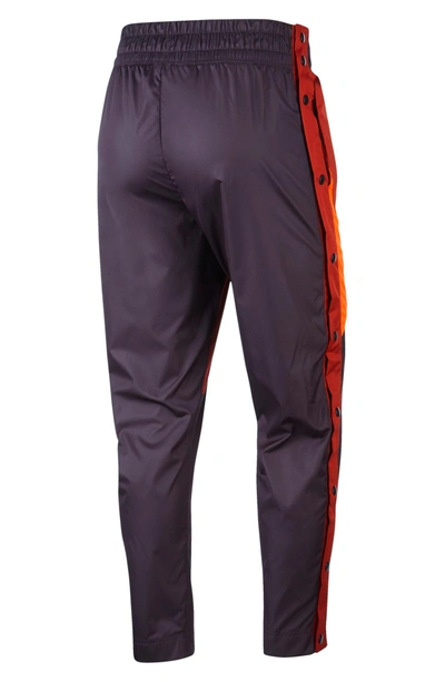 Shop Nike Sportswear Tearaway Woven Pants In Port Wine/team Orange