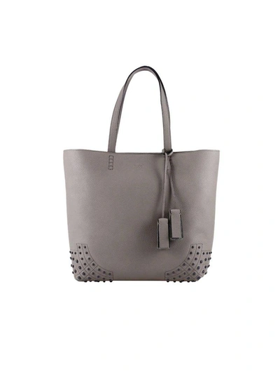 Shop Tod's Shoulder Bag Shoulder Bag Women  In Grey