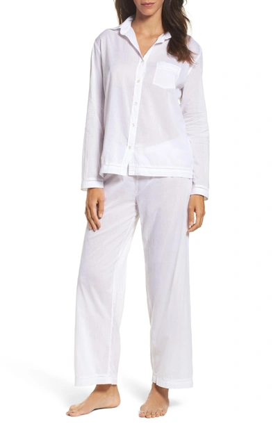 Shop Pour Les Femmes Classic Pajamas In White