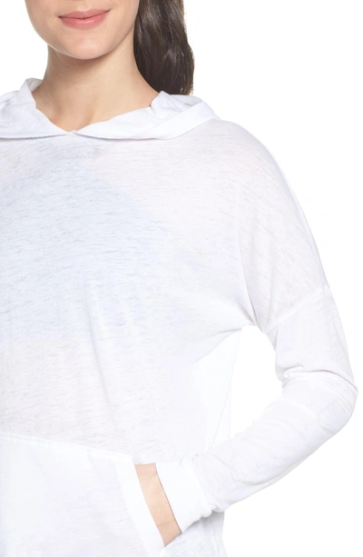 Shop Beyond Yoga Day Breaker Hoodie In White