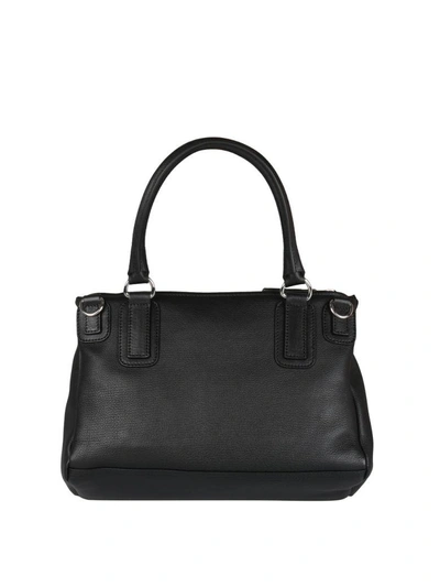 Shop Givenchy Pandora Medium Leather Bag In Nero