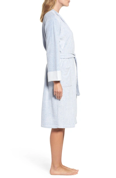 Shop Natori 'nirvana' Midi Robe In Imperial Blue