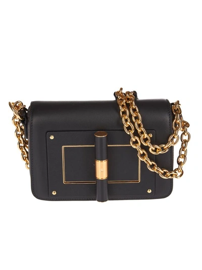 Shop Tom Ford Natalia Shoulder Bag In Black