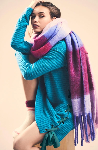 Free People Heart It Laces Sweater In Sky