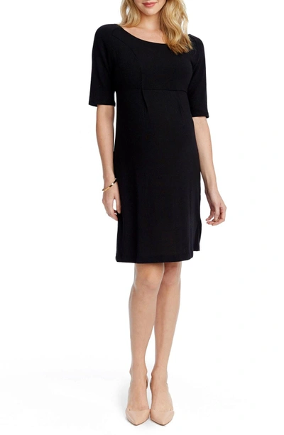 Shop Rosie Pope Avery Maternity Sheath Dress In Black