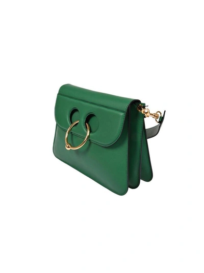 Shop Jw Anderson J.w. Anderson Medium Pierce Shoulder Bag In Emerald