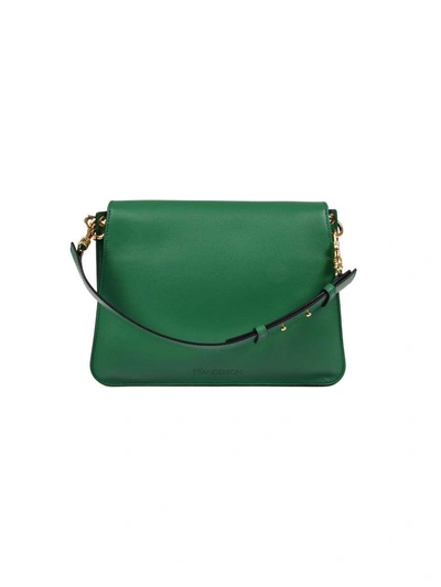 Shop Jw Anderson J.w. Anderson Medium Pierce Shoulder Bag In Emerald