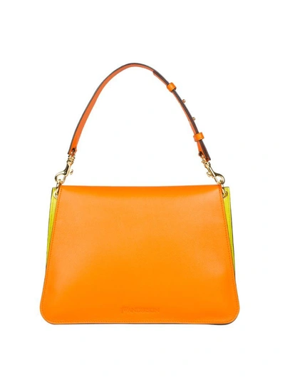 Shop Jw Anderson Pierce Leather Bag In Verde