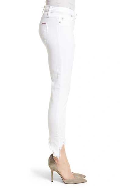 Shop Hudson Tally Ankle Skinny Jeans In Destroyed Optical White