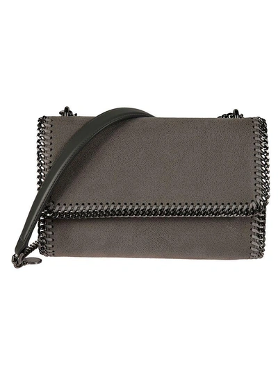 Shop Stella Mccartney Falabella Shoulder Bag In Grey