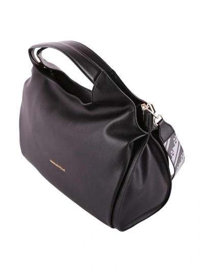 Shop Trussardi Bellflower Hobo Bag In Black