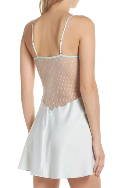 Shop Flora Nikrooz Showstopper Chemise In Seaglass