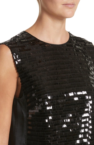 Shop Marc Jacobs Sequin Shell In Black