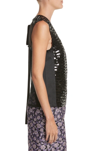 Shop Marc Jacobs Sequin Shell In Black