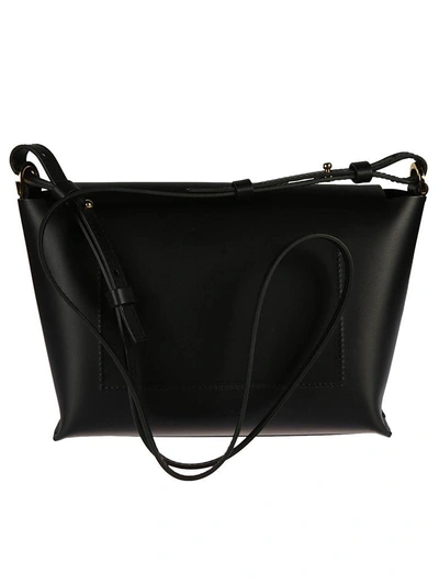 Shop Sophie Hulme Tan Pinch Crossbody Bag In Black