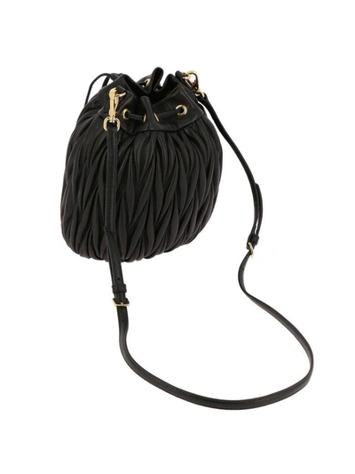 Shop Miu Miu Mini Bag Shoulder Bag Women  In Black